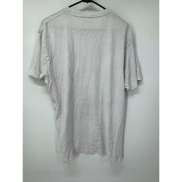 Stance Growth T-Shirt Large White Crew Neck Cotton Rainbow Watercolor Graphic - Picture 4 of 5